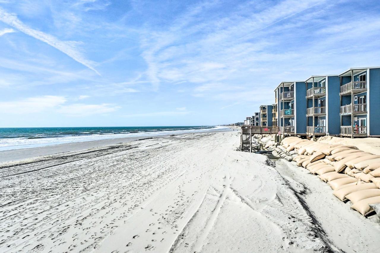 North Topsail Condo - Steps To Beach! North Topsail Beach Exterior foto